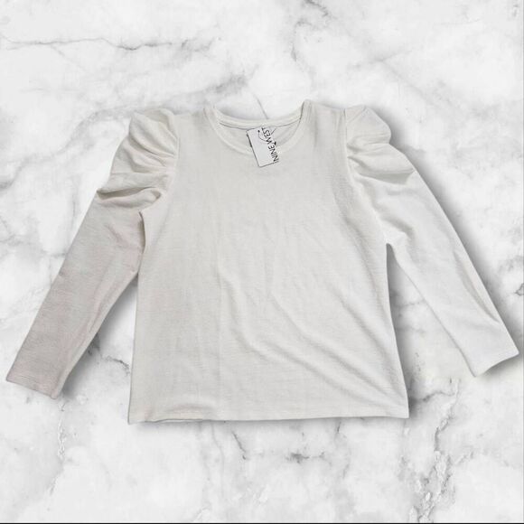 Nine West White Long Sleeve Size Large NWT - Picture 1 of 4